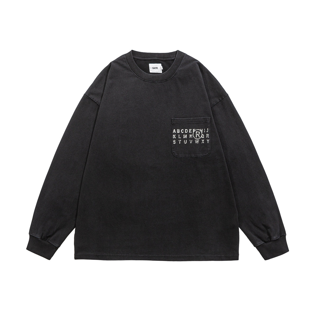 Washed Distressed Crewneck