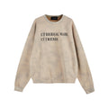 Washed Vintage Letter Patchwork Embroidered Hoodie for Men