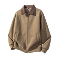 Barn Style Retro Open Front Patchwork Hoodie
