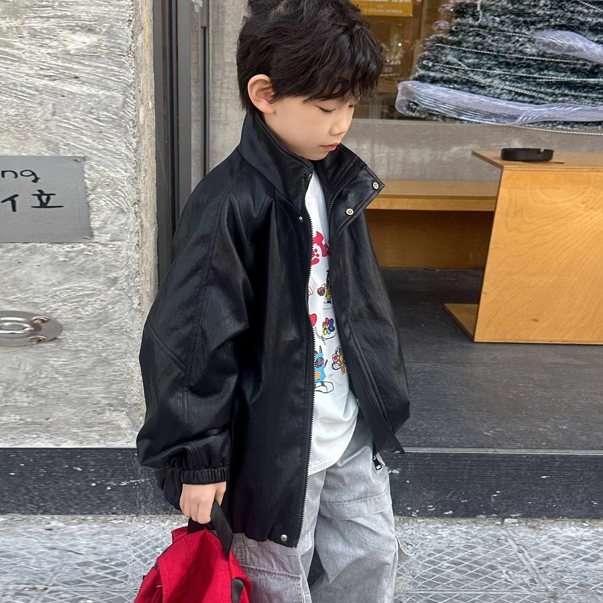 Children's Leather Jacket