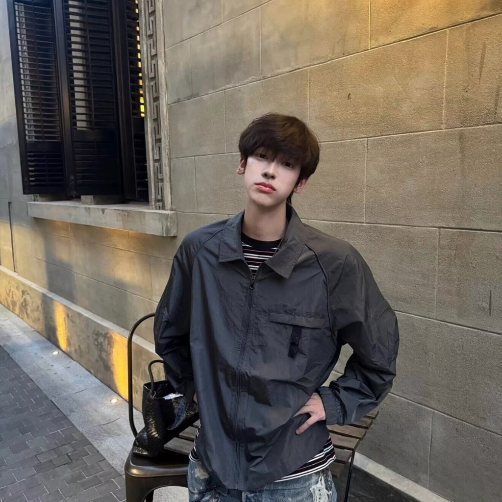 Loose Zip-Up Jacket