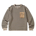 Retro Minimalist Striped Hoodie