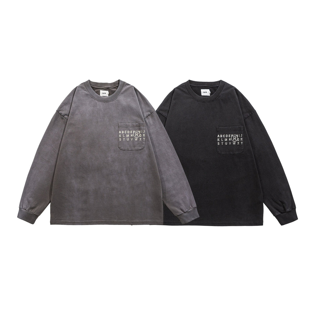Washed Distressed Crewneck