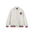 Embroidered Printed Loose Sport Jacket