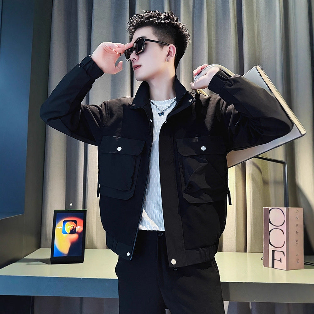 Casual Stand-Up Collar Jacket