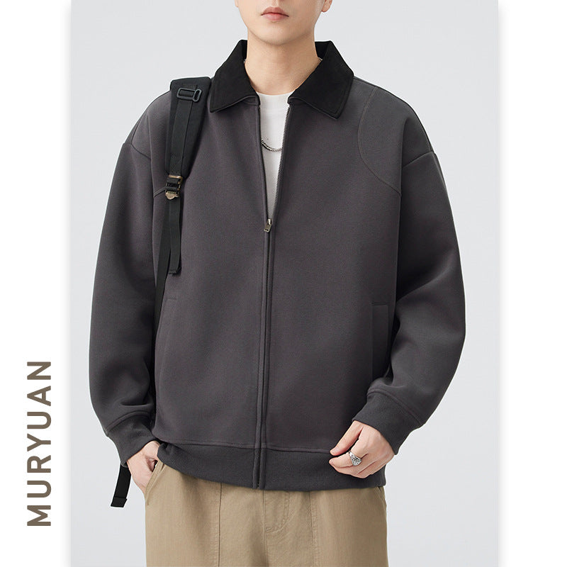 Barn Style Retro Open Front Patchwork Hoodie