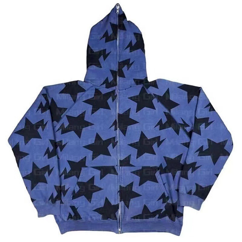 Star Style Looped Hoodie