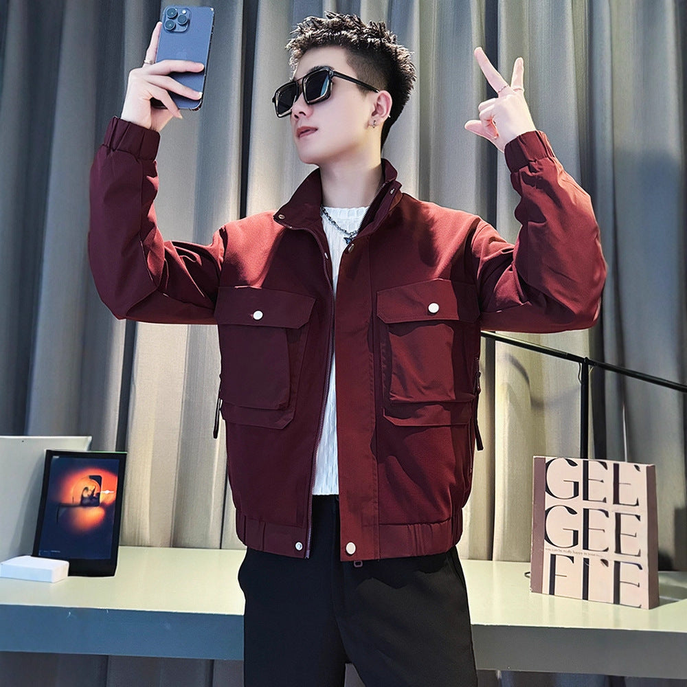 Casual Stand-Up Collar Jacket