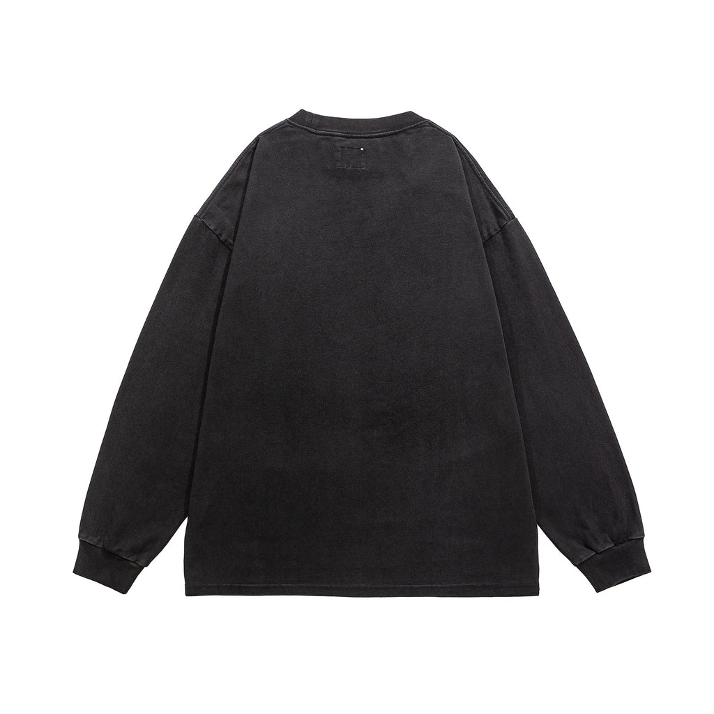 Washed Distressed Crewneck